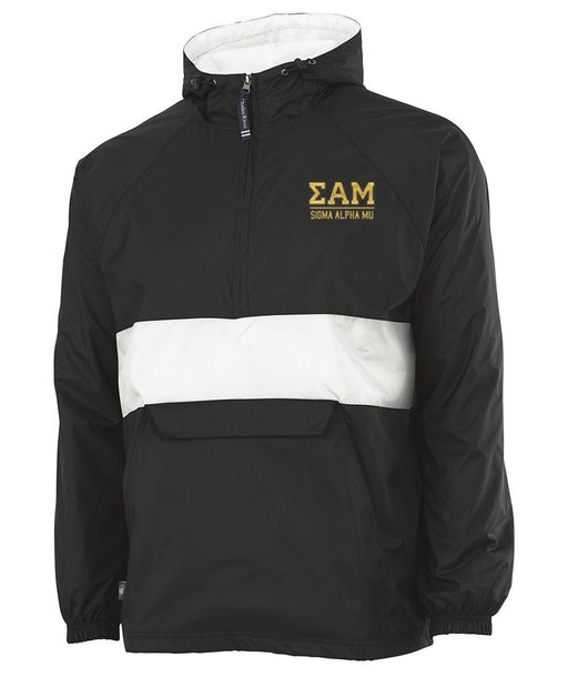 Sigma Alpha Mu Sigma Alpha Mu Greek Letter Windbreaker Pullovers