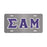 Sigma Alpha Mu Lettered License Covers SIGMA ALPHA MU LETTERED LICENSE COVERS