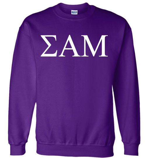 Sigma Alpha Mu Sigma Alpha Mu Lettered World Famous Greek Crewneck