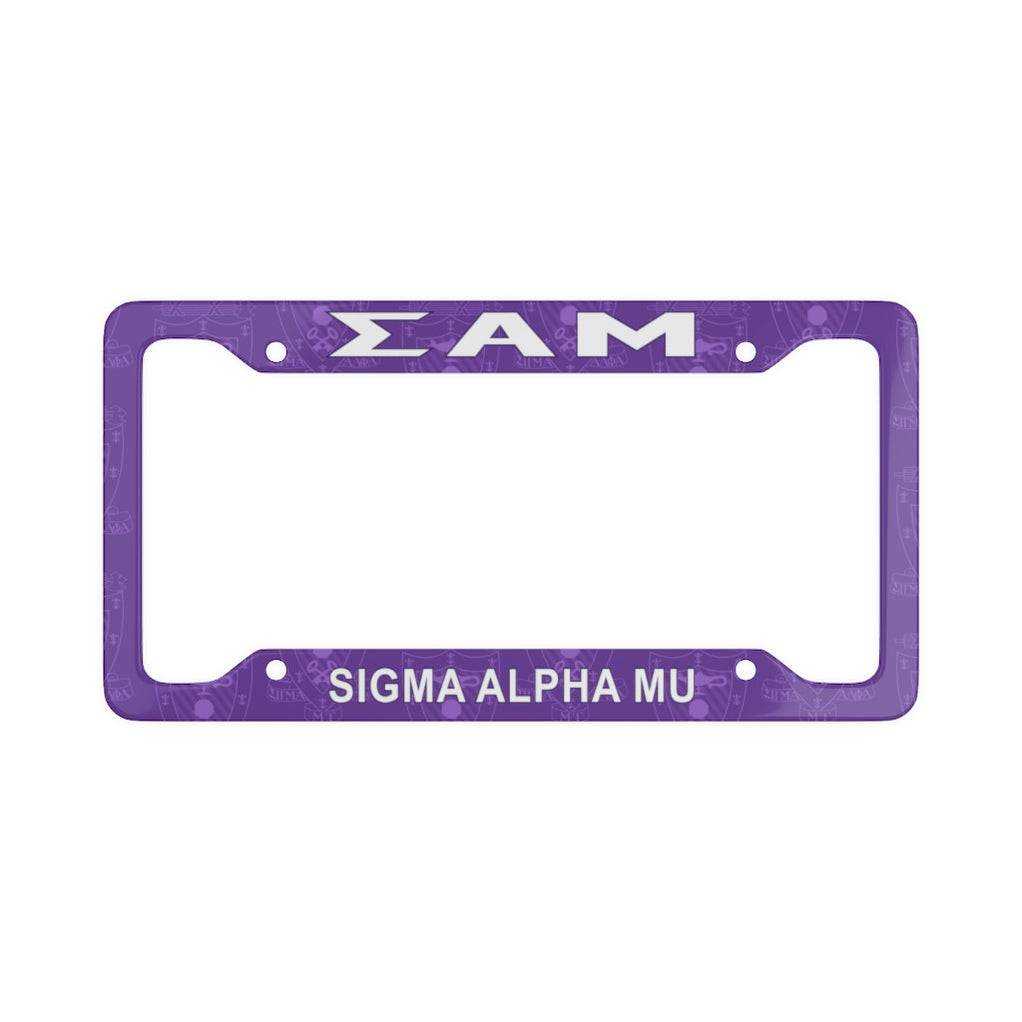 Sigma Alpha Mu License Plate Frame - New — GreekU