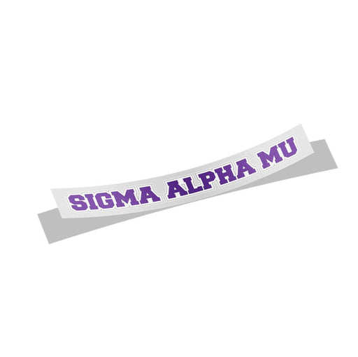 Sigma Alpha Mu Sigma Alpha Mu Long Window Sticker