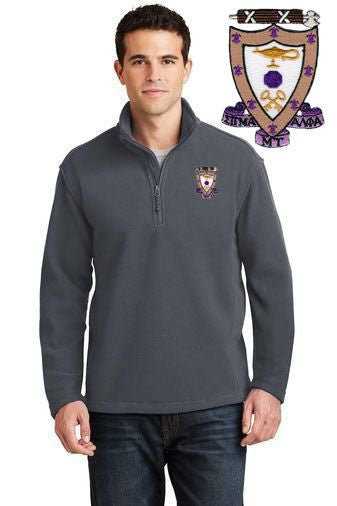 Discount Sigma Alpha Mu Emblem 1/4 Zip Pullover DISCOUNT-Sigma Alpha Mu Emblem 1/4 Zip Pullover