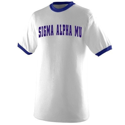 Sigma Alpha Mu Ringer T Shirt Sigma Alpha Mu Ringer T-shirt