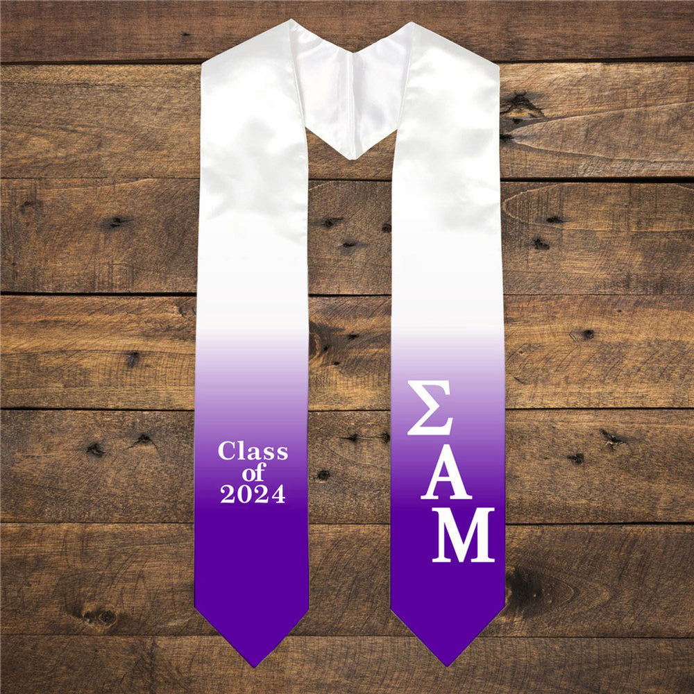 Sigma Alpha Mu Extra Fancy Classic Greek Graduation Stole Sigma Alpha Mu Extra Fancy Classic Greek Graduation Stole