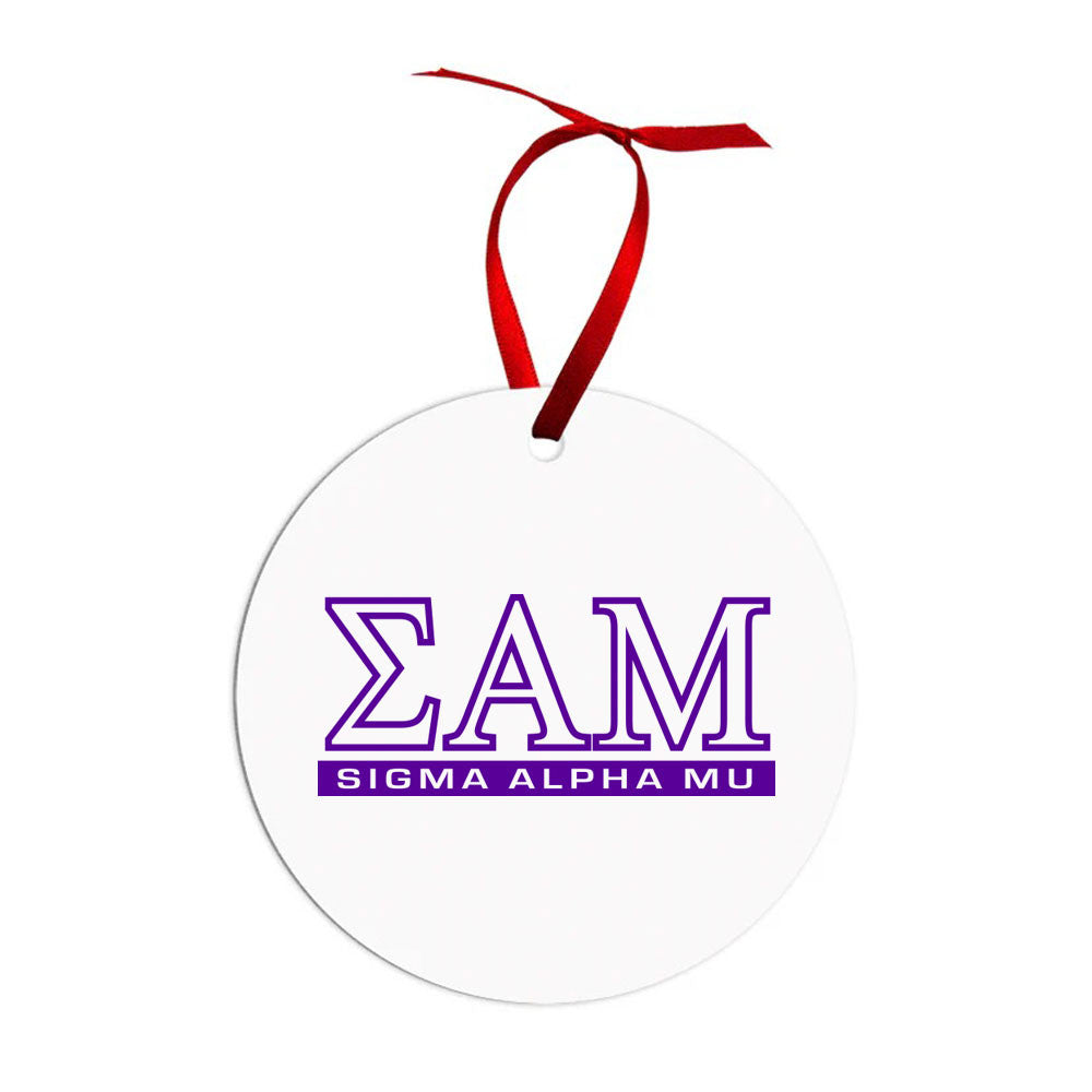 Sigma Alpha Mu Classic Circle Ornaments Sigma Alpha Mu Classic Circle Ornaments