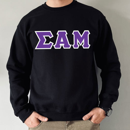 Sigma Alpha Mu Sigma Alpha Mu Custom Twill Crewneck Sweatshirt