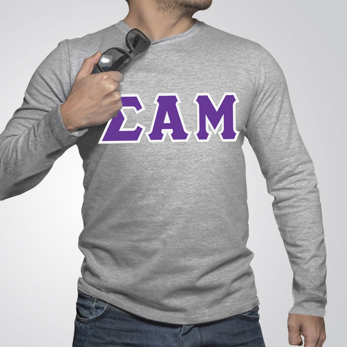 Sigma Alpha Mu Custom Twill Long Sleeve T Shirt Sigma Alpha Mu Custom Twill Long Sleeve T-Shirt
