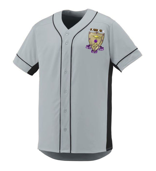 Sigma Alpha Mu Sigma Alpha Mu Game 7 Full-Button Baseball Jersey
