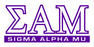 Sigma Alpha Mu Classic Sticker Sigma Alpha Mu Classic Sticker
