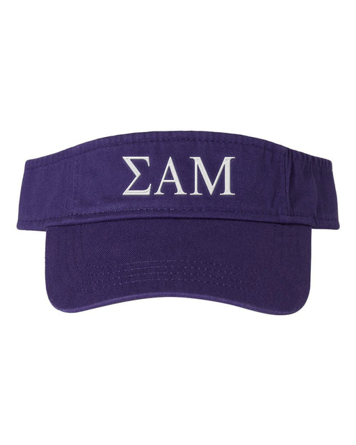 Sigma Alpha Mu Sigma Alpha Mu Greek Letter Visor