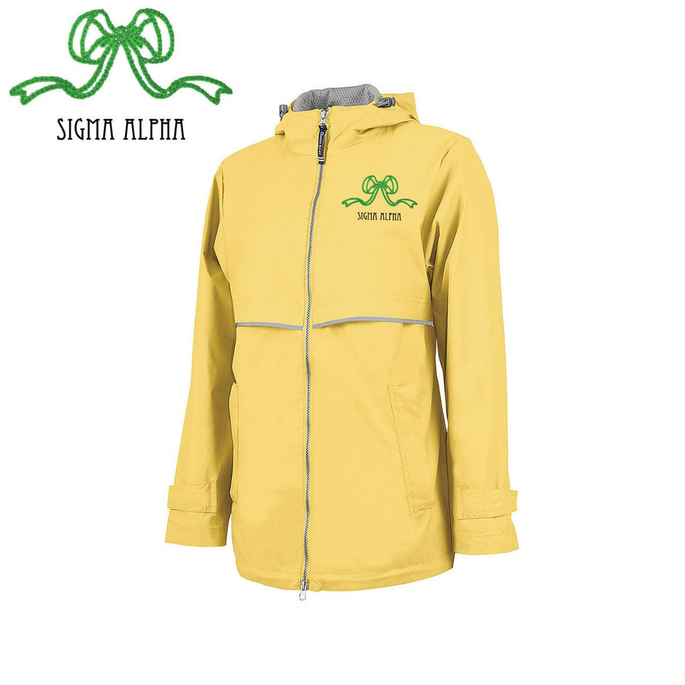 Sigma Alpha New Englander Bows Rain Jacket Sigma Alpha New Englander Bows Rain Jacket