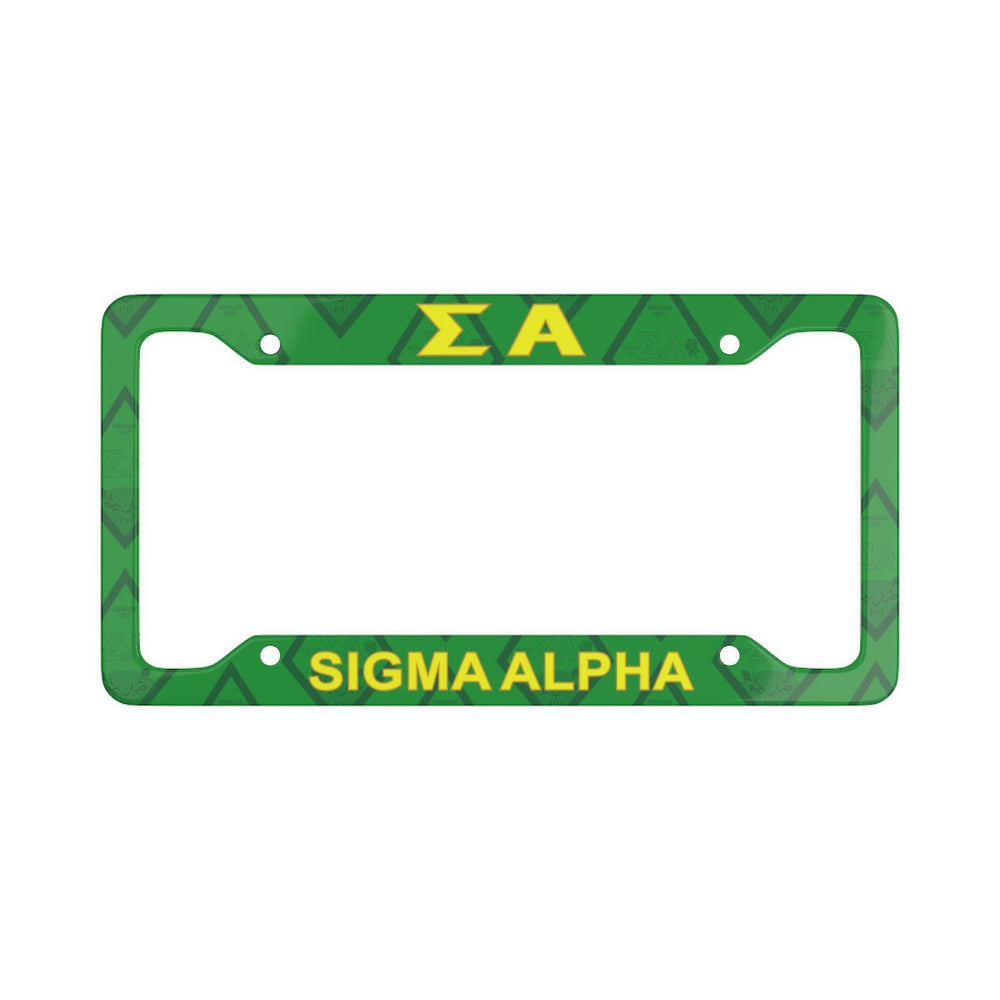 Sigma Alpha New License Plate Frames Sigma Alpha New License Plate Frames