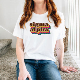 Sigma Alpha Retro Maya Tees Sigma Alpha Retro Maya Tees
