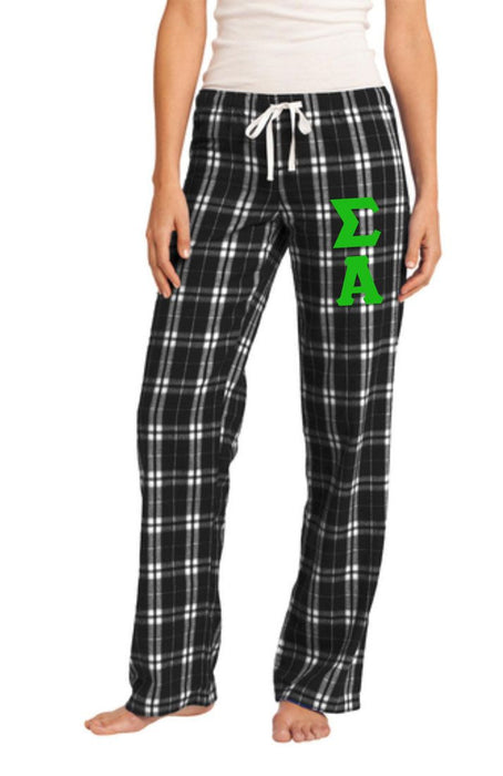 Sigma Alpha Women's Flannel Plaid Pant Pj's Sigma Alpha Women's Flannel Plaid Pant - PJ's