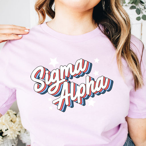 Shirts Sigma Alpha Flashback Tees