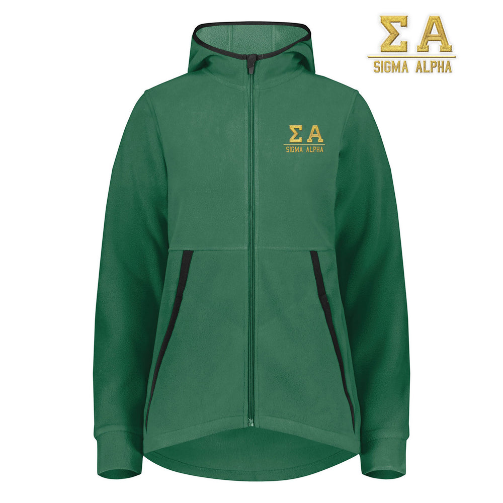 Sigma Alpha Chill Full Zip Hoodie Sigma Alpha Chill Full Zip Hoodie
