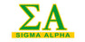 Sigma Alpha Custom Sticker Personalized Sigma Alpha Custom Sticker - Personalized