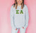 Discount Sigma Alpha Lettered Long Sleeve Tee DISCOUNT Sigma Alpha Lettered Long Sleeve Tee
