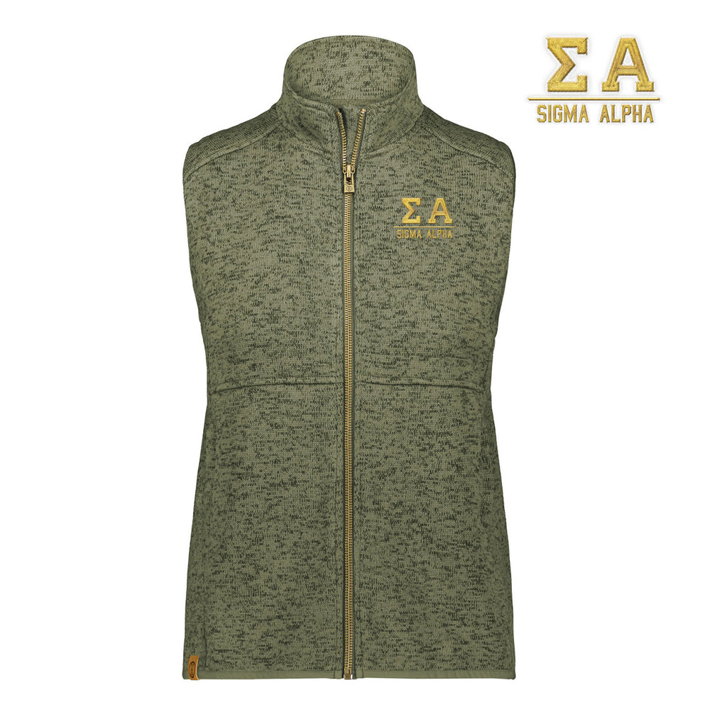 Sigma Alpha Alpine Sweater Fleece Vest Sigma Alpha Alpine Sweater Fleece Vest