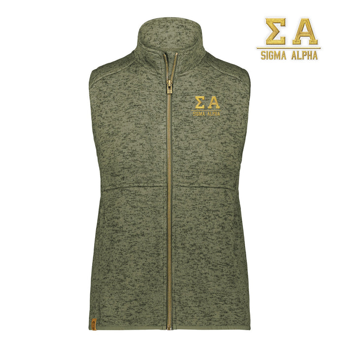 Sigma Alpha Alpine Sweater Fleece Vest Sigma Alpha Alpine Sweater Fleece Vest