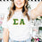 Sigma Alpha Lettered Tee Sigma Alpha Lettered Tee