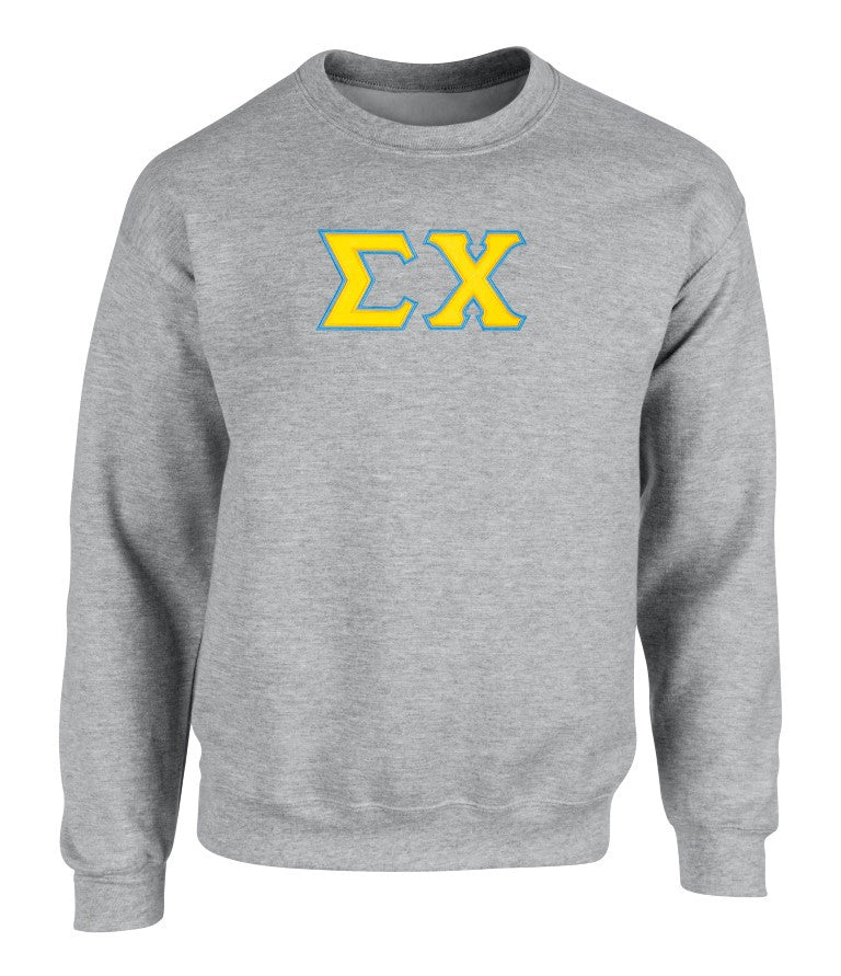 Sigma Chi 2 Day Ship Twill Crewneck Sweatshirt Sigma Chi - 2 Day Ship Twill Crewneck Sweatshirt