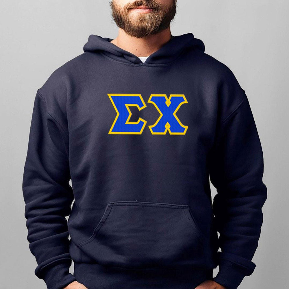 Sigma Chi 2 Day Ship Twill Hooded Sweatshirts Sigma Chi - 2 Day Ship Twill Hooded Sweatshirts