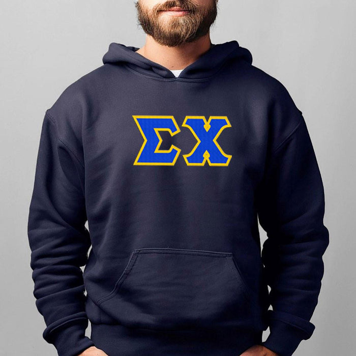 Sigma Chi 2 Day Ship Twill Hooded Sweatshirts Sigma Chi - 2 Day Ship Twill Hooded Sweatshirts