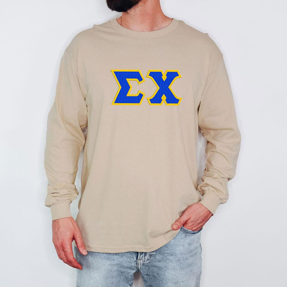 Sigma Chi 2 Day Ship Twill Long Sleeve Tees Sigma Chi - 2 Day Ship Twill Long Sleeve Tees