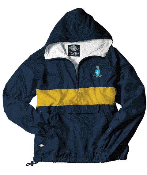 Sigma Chi Anorak Pullover Sigma Chi Windbreaker Pullover Pullover