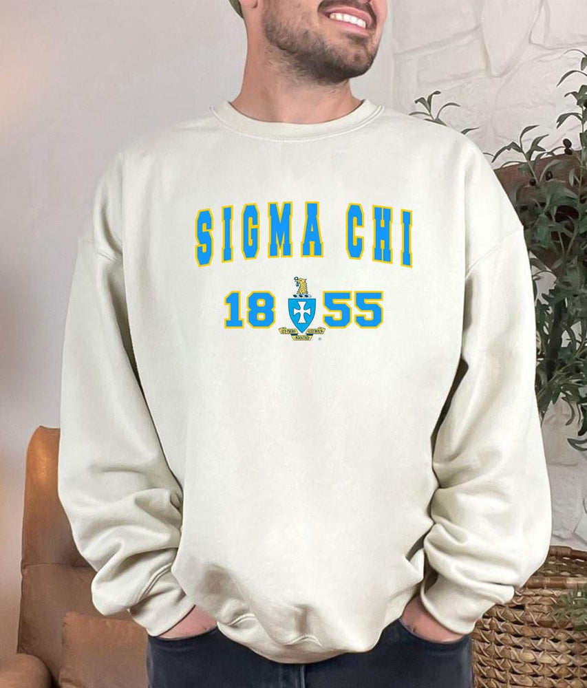 Sigma Chi Athlete Crewneck Sweatshirt Sigma Chi Athlete Crewneck Sweatshirt