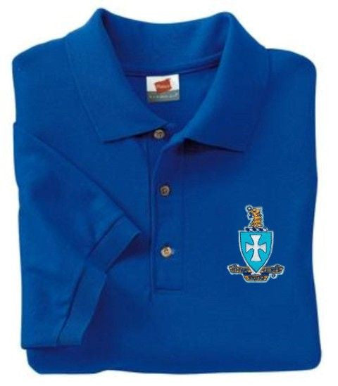 Discount Sigma Chi Crest Shield Polo DISCOUNT-Sigma Chi Crest - Shield Polo