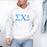 Printify Sigma Chi Crest World Famous Hooded Sweatshirt Sigma Chi Crest World Famous Hooded Sweatshirt