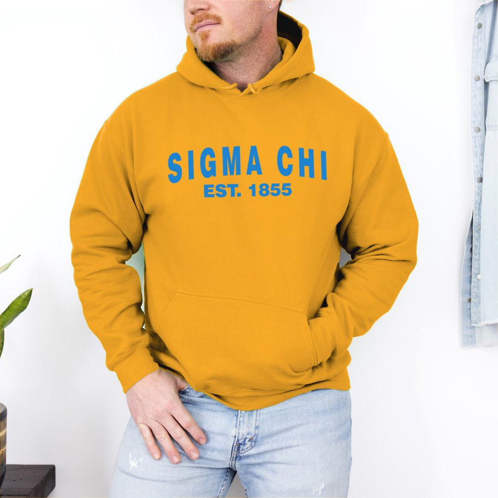 Sigma Chi Established Hooded Sweatshirts Sigma Chi Established Hooded Sweatshirts