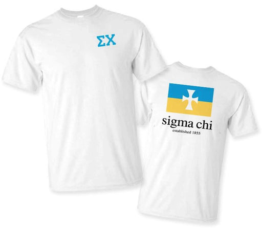 Sigma Chi Sigma Chi Flag T-shirts