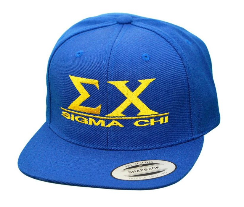 Sigma Chi Flatbill Snapback Hats Original Sigma Chi Flatbill Snapback Hats Original