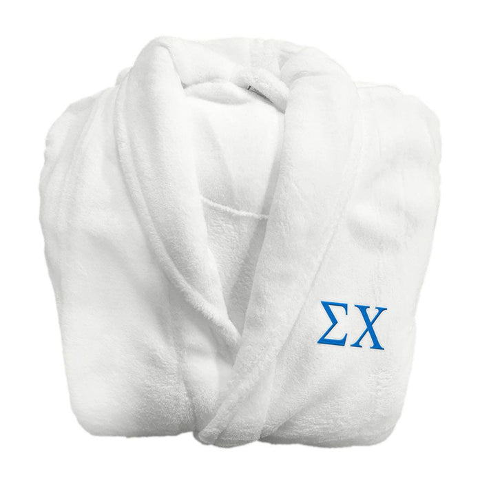 Sigma Chi Fraternity Lettered Bathrobe Sigma Chi Fraternity Lettered Bathrobe
