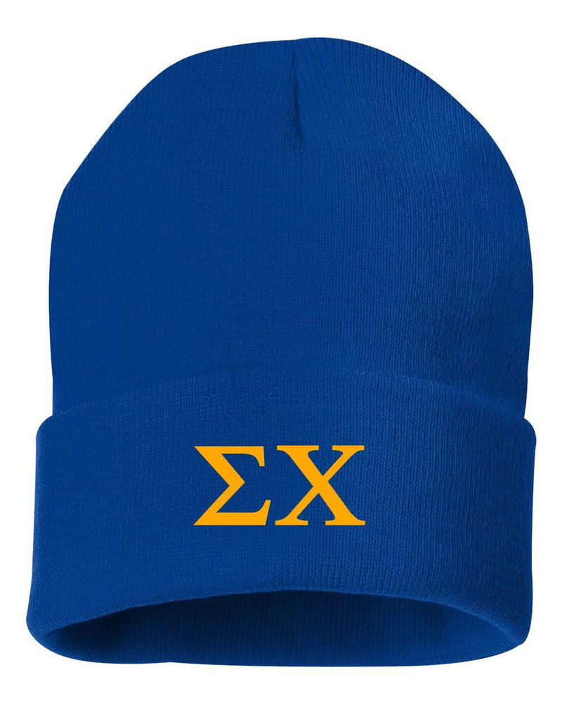 Sigma Chi Greek Letter Knit Cap Sigma Chi Greek Letter Knit Cap