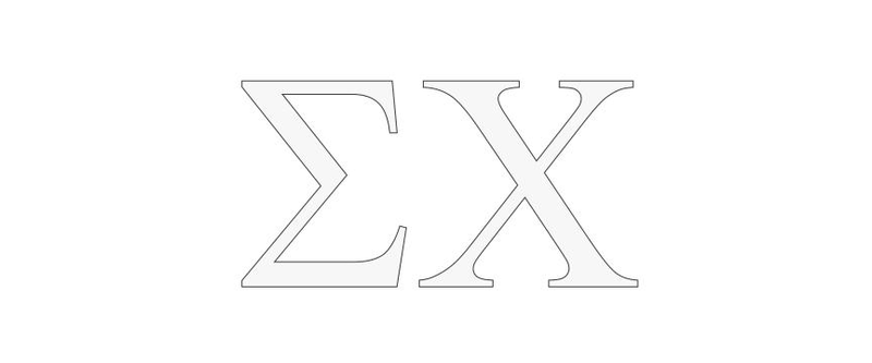 Sigma Chi Greek Letter Window Sticker Decal Sigma Chi Greek Letter Window Sticker Decal