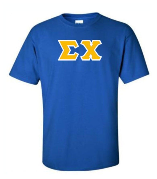 Sigma Chi Lettered T Shirts Sigma Chi Lettered T-Shirts