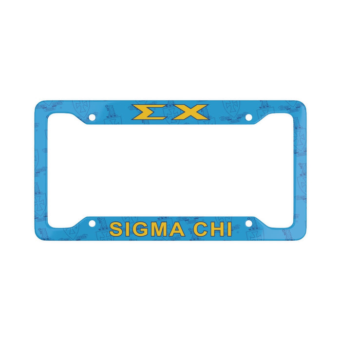 Sigma Chi License Plate Frame New Sigma Chi License Plate Frame - New