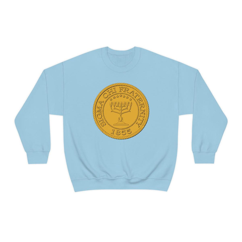 Printify Sigma Chi Logo Crewneck Sweatshirts Sigma Chi Logo Crewneck Sweatshirts