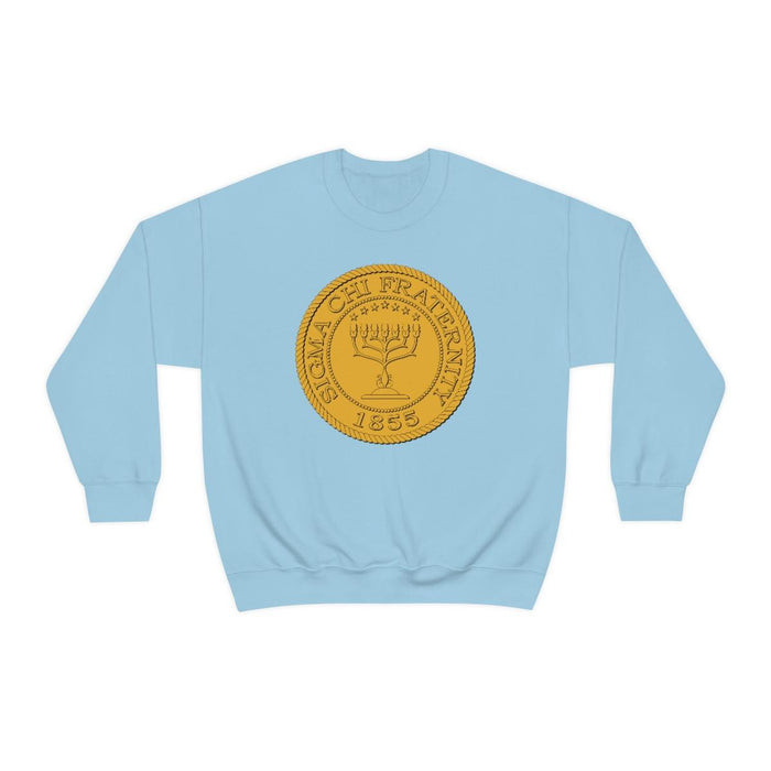 Printify Sigma Chi Logo Crewneck Sweatshirts Sigma Chi Logo Crewneck Sweatshirts