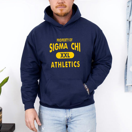 Sigma Chi Sigma Chi Property Of Athletics Hooded Sweatshirts