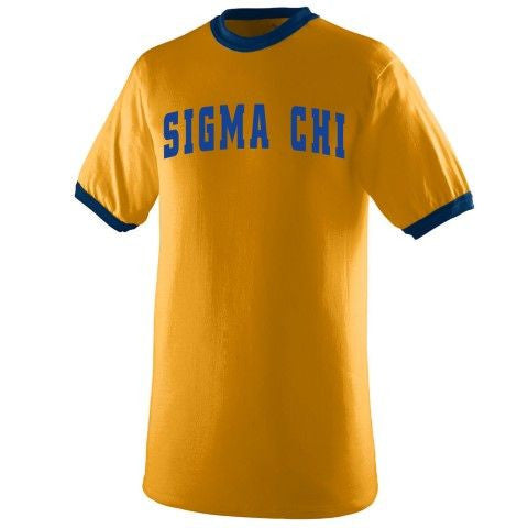 Sigma Chi Ringer T Shirts Sigma Chi Ringer T-shirts