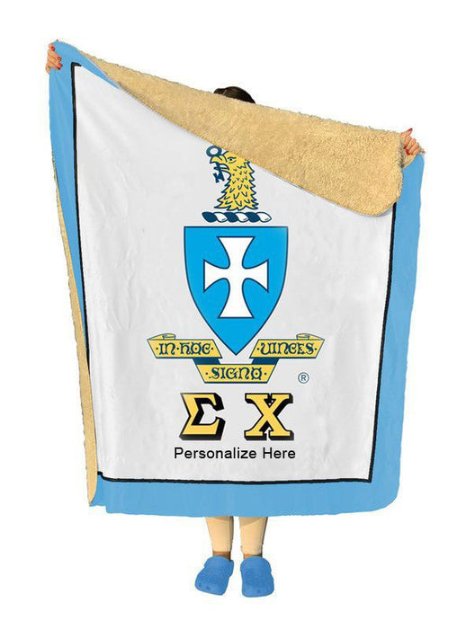 Sigma Chi Sherpa Lap Blanket Sigma Chi Sherpa Lap Blanket