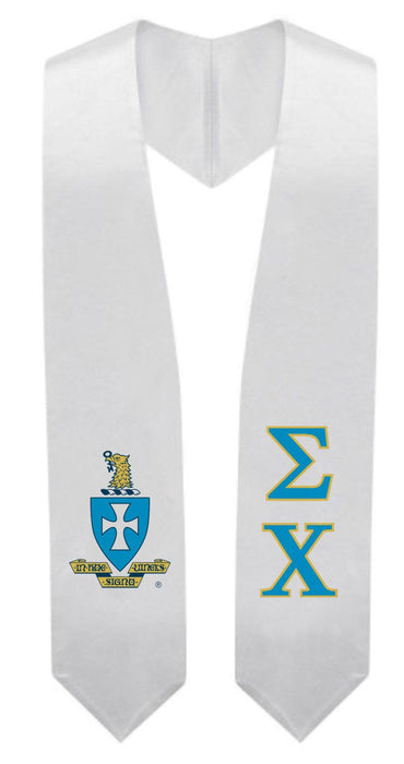Sigma Chi Super Crest Shield Graduation Stole Sigma Chi Super Crest - Shield Graduation Stole
