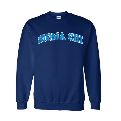 Sigma Chi Sigma Chi 2 Color Letterman Crewneck