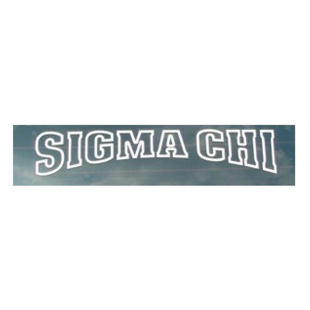 Sigma Chi Window Decal Sigma Chi Window Decal