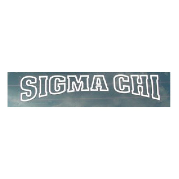 Sigma Chi Window Decal Sigma Chi Window Decal